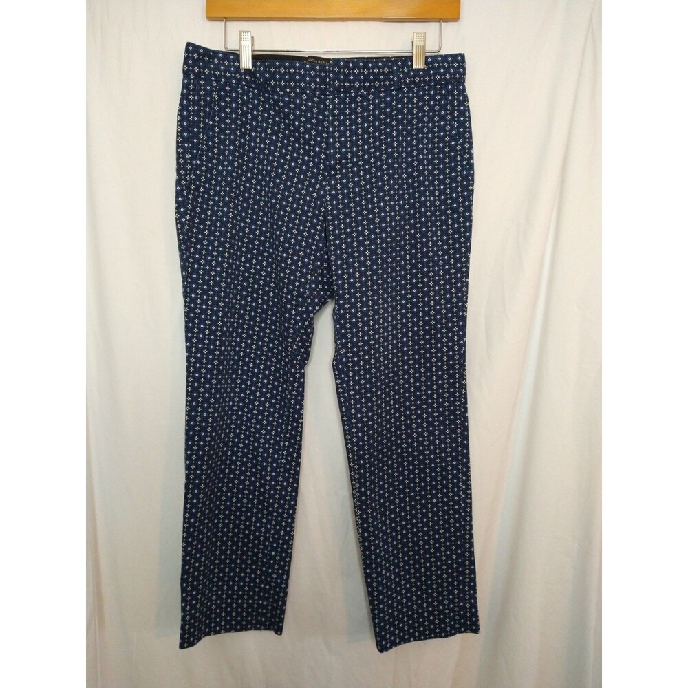 Banana Republic Women's Size 6P Petite Blue Ankle Trousers Dress Pants